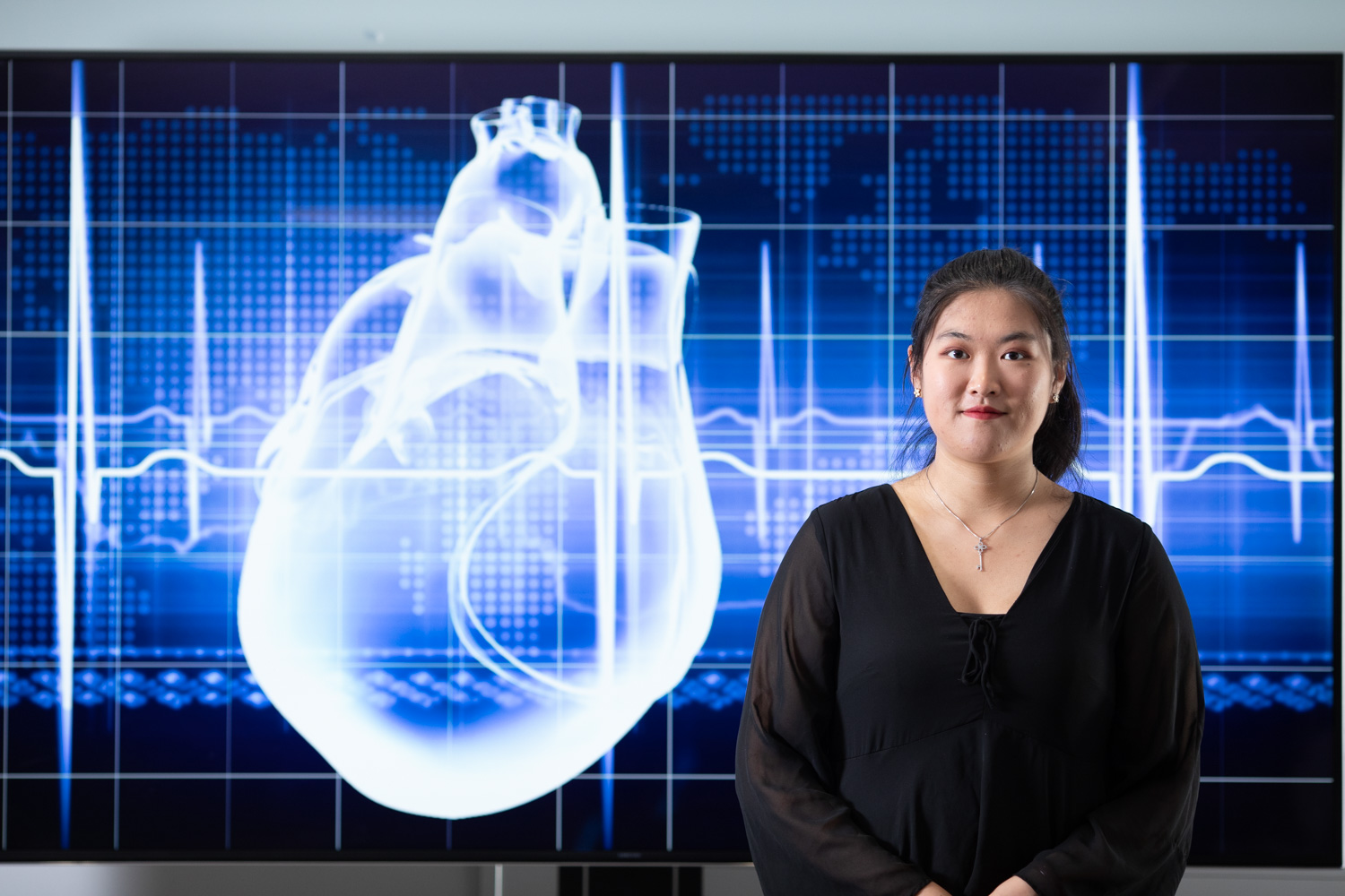 Student on the Health Data Analytics course, undertaking cardiovascular research