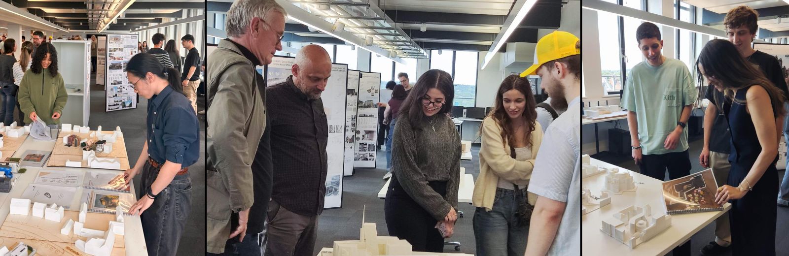 Architecture students and staff