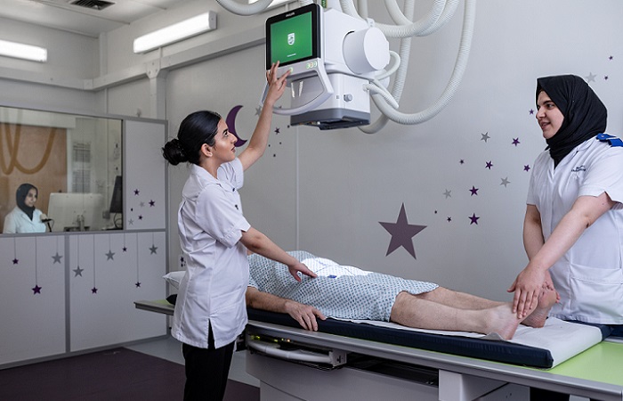 The diagnostic radiography degree at the University of Leeds is highly ranked in the UK